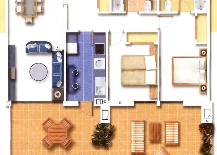 Lägenhet Salinas. For 4. Terrace/parking/pools/gym/4mins Estepona